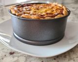Foto del paso 7 de la receta Quiche de gambas, puerros y calabacín