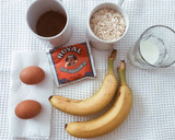 Foto del paso 1 de la receta: Brownies de avena bajas calorías.- Sin harina.- Súper FÁCIL