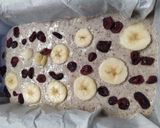 Foto del passaggio 6 della ricetta Panbauletto banane 🍌 e lamponi🍞secchi,di grano saraceno