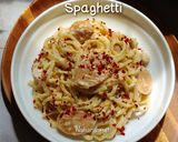Gambar langkah 11 resipi Creamy Cheese Spaghetti.