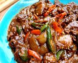 Foto langkah ke 5 dari resep Sapi Lada Hitam : Ala Restoran.