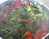 A picture of step 3 of Bitter gourd in coriander gravy.