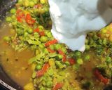 A picture of step 2 of Creamy mixed vegetables.