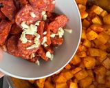 Paprikàs krumpli recept fázis 2 fotója
