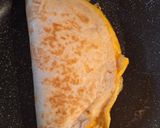 Sonkás, sajtos, tojásos tortilla recept fázis 4 fotója