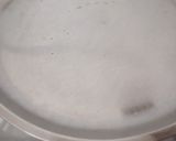 A picture of step 4 of Bengali Aloo posto.