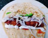 A picture of step 3 of Potato Pattie roll.