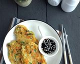 Foto langkah ke 4 dari resep Paeng-ee Beoseot Jeon, 팽이버섯전 (Korean Enoki Mushroom Pancake).