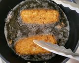 A picture of step 12 of Kiev's cutlet and baked potato😊.