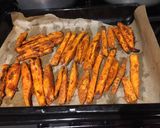 A picture of step 4 of Sweet potato fries:.