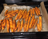 A picture of step 4 of Sweet potato fries:.