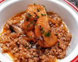 Foto del paso 11 de la receta: Pollo en salsa de mostaza y leche de coco con arroz integral