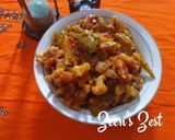 A picture of step 3 of Mix Vegetable Masala.