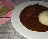 Foto del paso 15 de la receta: Mole Oaxaqueño con pollo y tortillas de maíz hechas a mano