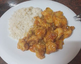 Foto del paso 7 de la receta: Palomitas de pollo agridulce a mi manera con arroz blanco