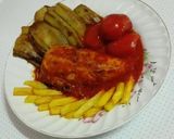 عکس مرحله 3 از دستور گیزاتما مرغ و بادمجان و گوجه و سیب زمینی