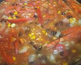 A picture of step 3 of Mexican Bean Soup.