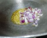 A picture of step 2 of Aloo, Methi, Matar.