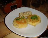 A picture of step 12 of Rice cake with vegetables.