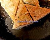 Singhara atta triangles recipe step 5 photo