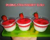 Foto langkah ke 5 dari resep Olahan Strawberry~Puding Strawberry Susu.