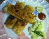 A picture of step 3 of Veg roll.