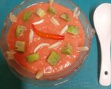 A picture of step 4 of Chipotle Gazpacho Soup -- Trendsetter For Hot Summers.