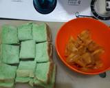 Cara Membuat Roti tawar pandan kuah santan 2