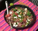 A picture of step 4 of Watermelon Olives & Feta Salad/Salsa: An Exotic Mediterranean Summer Cool...😎.