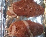 A picture of step 6 of Stuffed chicken breast.