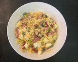 Csirkemell-zöldgséggel töltve baconbe recept fázis 1 fotója