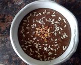 A picture of step 8 of Nutty Seedy Choco Cake.