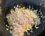 A picture of step 2 of Barley upma.