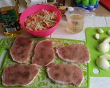 Zöldségpürében készült karaj recept fázis 2 fotója