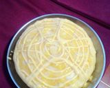 A picture of step 8 of Pandan Cake with Young Coconut Cream Sauce (Convection Oven).
