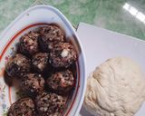 Hình bước làm 1 của món Bánh bao