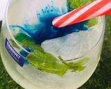 A picture of step 4 of Fizzy blue.