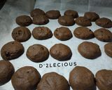 Foto langkah ke 7 dari resep Chocolate Chips Cookies Famous Amos.