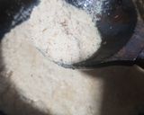 A picture of step 4 of Suji ka halwa.