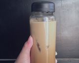 Hình bước làm 6 của món Trưa nay ăn (Cơm gạo lứt đỏ với hạt diêm mạch/gà xiên que sốt mayo) + Cà phê sữa đá