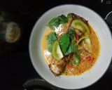Foto langkah ke 4 dari resep Ikan gurame kemangi bumbu kuning 🐟🐟🐟.