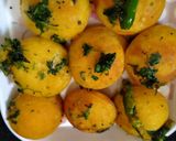 A picture of step 5 of Appe crispy dhokla.