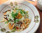 Hình bước làm 2 của món Su hào xào đơn giản