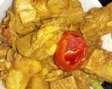 A picture of step 8 of Raw Jackfruit Curry (without onion,garlic).