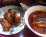 A picture of step 4 of Konkani Bombay Duck Curry.