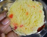 A picture of step 2 of Shahi Gajar Pak sandwich.