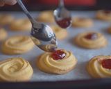 A picture of step 10 of Strawberry Jam Butter Cookies (Spritz Cookies).