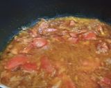 A picture of step 1 of Tinday gosht.