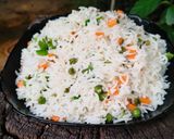 A picture of step 5 of Lemongrass rice.