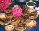 A picture of step 4 of Chapli kabab.
